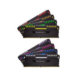 Corsair Vengeance RGB 128 GB (8 x 16 GB) DDR4-3800 CL19 Memory