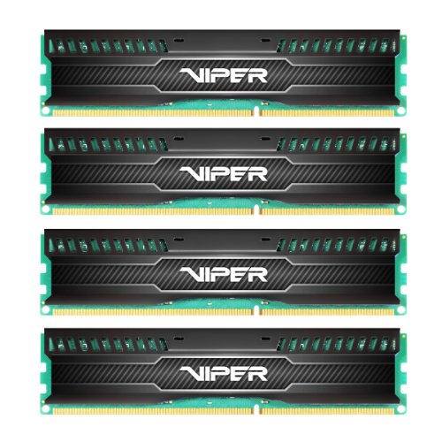 Patriot Viper 3 Low Profile Black 32 GB (4 x 8 GB) DDR3-1600 CL10 Memory