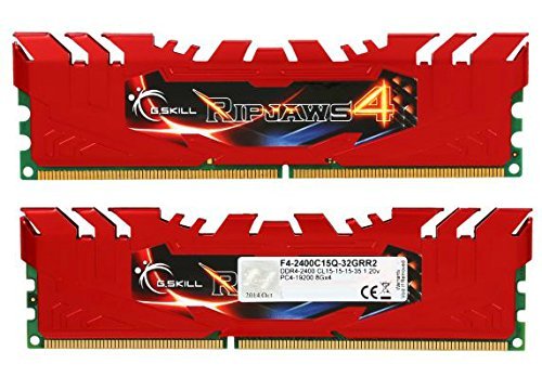 G.Skill Ripjaws 4 32 GB (4 x 8 GB) DDR4-2400 CL15 Memory