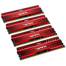 Patriot Viper 3 32 GB (4 x 8 GB) DDR3-1600 CL10 Memory