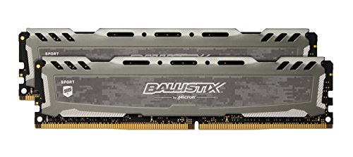 Crucial Ballistix Sport LT 16 GB (2 x 8 GB) DDR4-2400 CL16 Memory