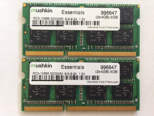 Mushkin 996647 8 GB (2 x 4 GB) DDR3-1333 SODIMM CL9 Memory