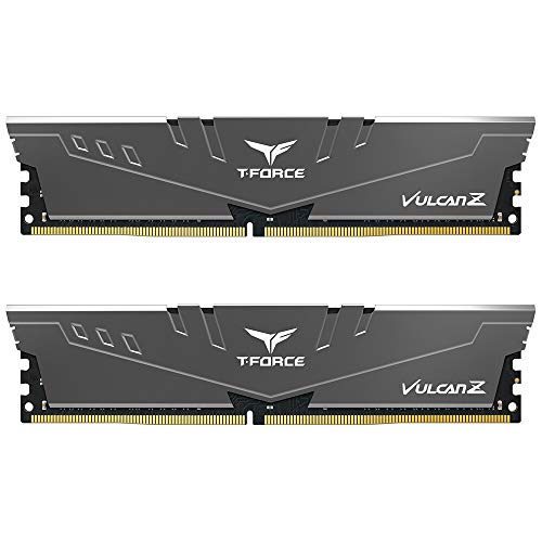 TEAMGROUP Team T-FORCE VULCAN Z 64GB (2 x 32GB) 288-Pin DDR4 SDRAM DDR4 3000 (PC4 24000) Desktop Memory Model TLZGD464G3000HC16CDC01 64 GB (2 x 32 GB) DDR4-3000 CL16 Memory