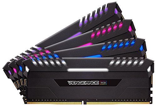 Corsair Vengeance RGB 64 GB (4 x 16 GB) DDR4-3733 CL17 Memory