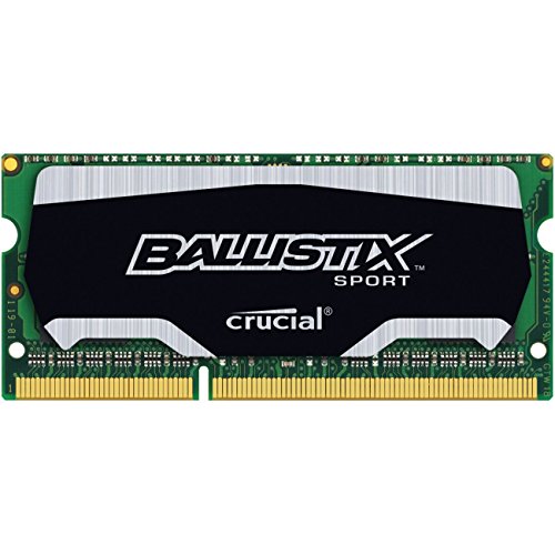 Crucial Ballistix Sport 8 GB (1 x 8 GB) DDR3-1866 SODIMM CL10 Memory