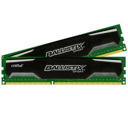 Crucial Ballistix Sport 8 GB (2 x 4 GB) DDR3-1333 CL9 Memory