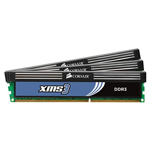 Corsair XMS3 6 GB (3 x 2 GB) DDR3-1600 CL9 Memory