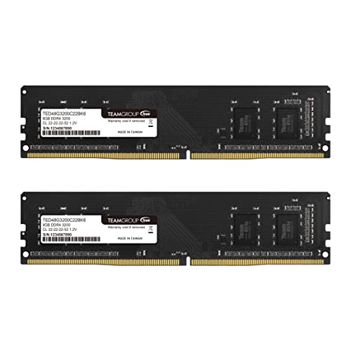 TEAMGROUP Elite 16 GB (2 x 8 GB) DDR4-3200 CL22 Memory