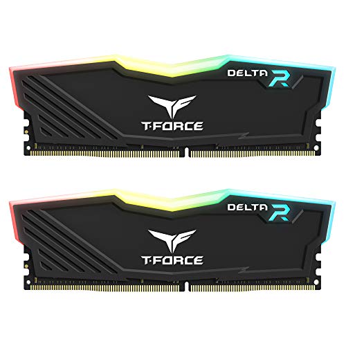 TEAMGROUP T-Force Delta RGB 64 GB (2 x 32 GB) DDR4-3200 CL16 Memory