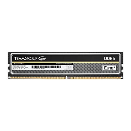 TEAMGROUP Elite Plus 32 GB (1 x 32 GB) DDR5-4800 CL40 Memory