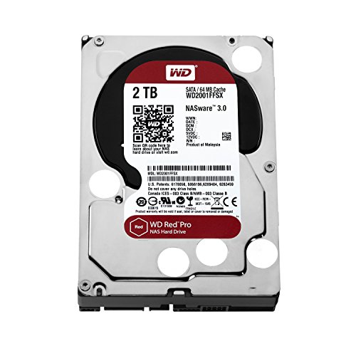 Western Digital Red Pro 2 TB 3.5" 7200 RPM Internal Hard Drive