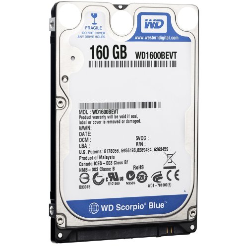 Western Digital Scorpio Blue 160 GB 2.5" 5400 RPM Internal Hard Drive