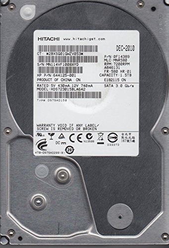 Hitachi Deskstar 7K3000 1.5 TB 3.5" 7200 RPM Internal Hard Drive