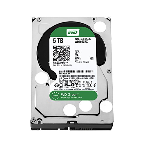 Western Digital Green 5 TB 3.5" 5400 RPM Internal Hard Drive