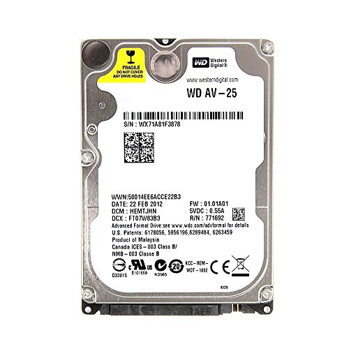 Western Digital AV-25 320 GB 2.5" 5400 RPM Internal Hard Drive