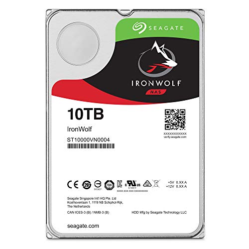 Seagate IronWolf NAS 10 TB 3.5" 7200 RPM Internal Hard Drive