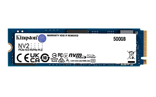 Kingston NV2 500 GB M.2-2280 PCIe 4.0 X4 NVME Solid State Drive