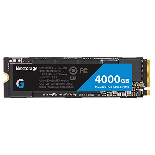 Nextorage G-Series 4 TB M.2-2280 PCIe 4.0 X4 NVME Solid State Drive