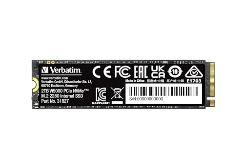 Verbatim Vi5000 2 TB M.2-2280 PCIe 4.0 X4 NVME Solid State Drive